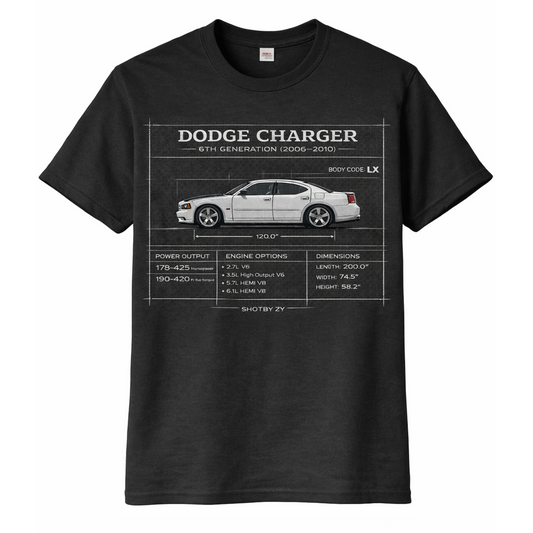 6th Gen Dodge Charger T-Shirt
